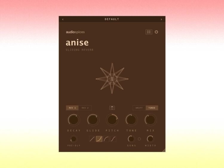 Audio Spices shares new pitch-shifting reverb, Anise Glide Audio Spices shares new pitch-shifting reverb, Anise Glide