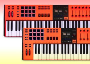 Arturia has reskinned its KeyLab Mk3 with a bright orange finish – don’t look at these pictures or you might accidentally buy it