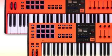 Arturia has reskinned its KeyLab Mk3 with a bright orange finish – don’t look at these pictures or you might accidentally buy it