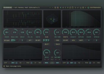 DEVPROAUDIO releases REVERSIDE algorithmic reverb plugin