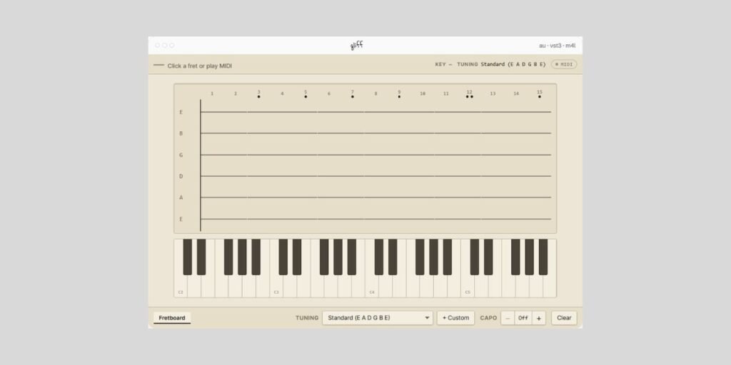 Gliff is a FREE MIDI guitar translator for macOS and Windows Gliff is a FREE MIDI guitar translator for macOS and Windows