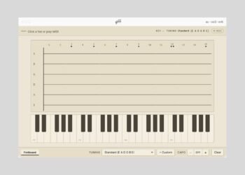 Gliff is a FREE MIDI guitar translator for macOS and Windows