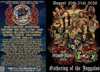Psychopathic Records Reveals the Lineup for the 26th Annual Gathering of the Juggalos, JCW Announces “Bloodymania XIX” for Same Week
