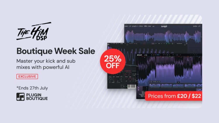 Save 25% on Ninja AB, Kick Ninja and Sub Ninja plugins by The Him DSP Save 25% on Ninja AB, Kick Ninja and Sub Ninja plugins by The Him DSP