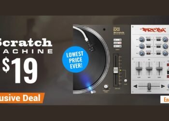 UVI Scratch Machine instrument on sale for $19 USD