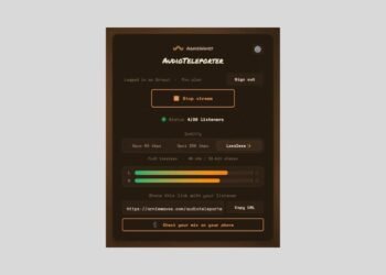 ArnieWaves releases AudioTeleporter, a FREE DAW audio streaming plugin