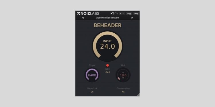 NoizLabs offers the Beheader clipper plugin FREE for a limited time NoizLabs offers the Beheader clipper plugin FREE for a limited time