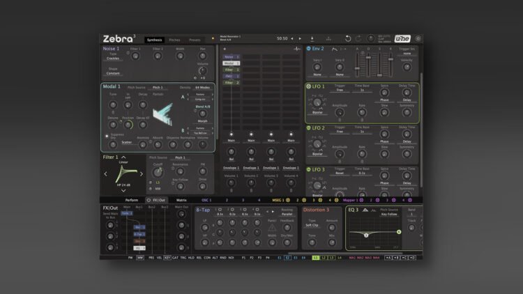 u-he updates Zebra 3 software synthesizer to v3.0.1 u-he updates Zebra 3 software synthesizer to v3.0.1