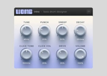 510k Arts releases WOMB intro, a FREE 909-style kick drum synth