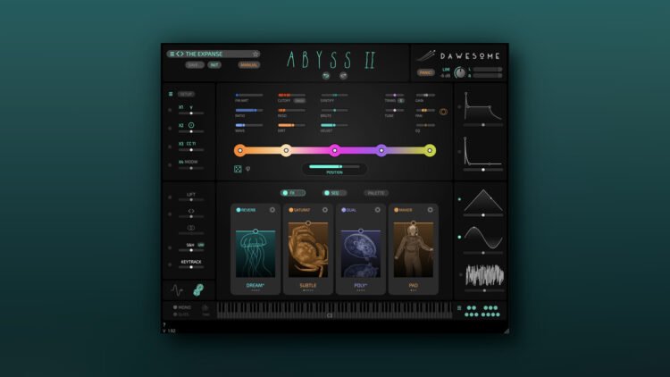 Dawesome launches Abyss II synthesizer built for musicians