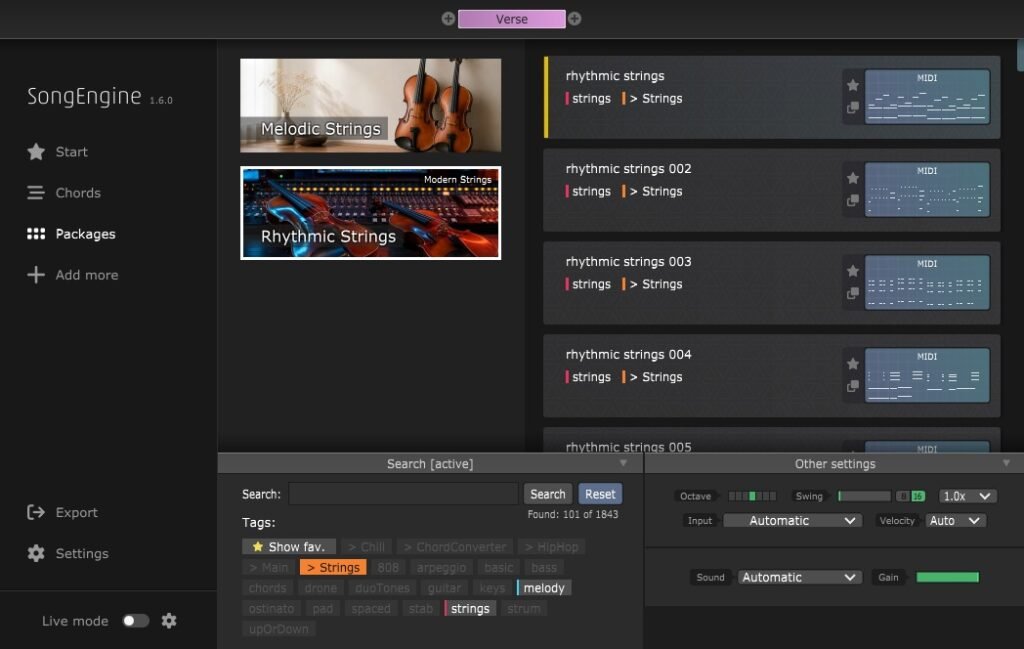 FeelYourSound releases Modern Strings MIDI generator expansion for SongEngine
