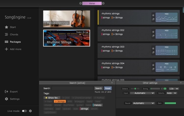 FeelYourSound releases Modern Strings MIDI generator expansion for SongEngine FeelYourSound releases Modern Strings MIDI generator expansion for SongEngine
