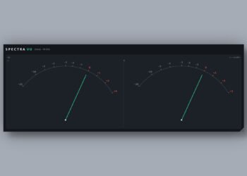 SpectraVU VU meter effect plugin by GBCAudio