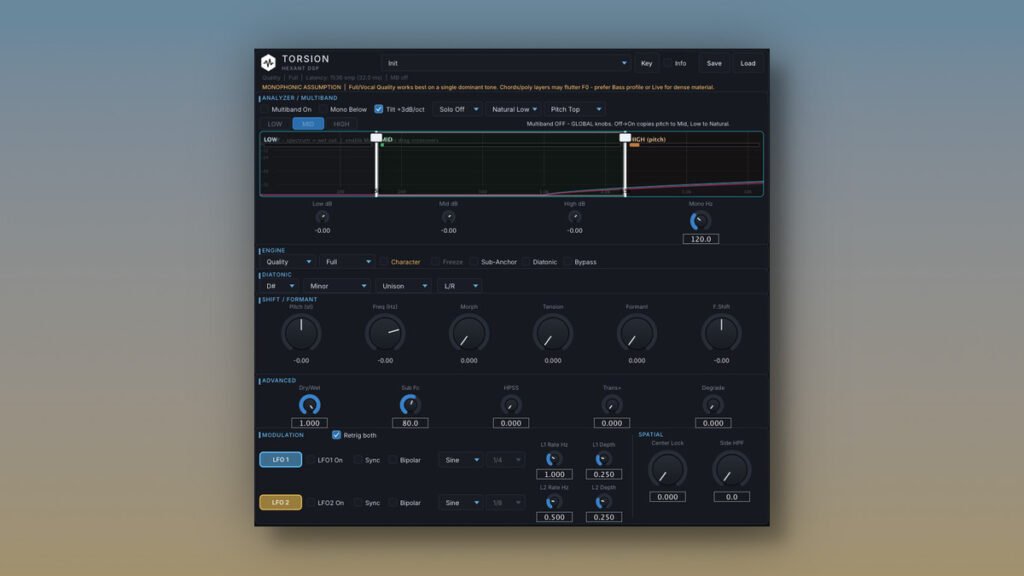 Hexant DSP releases Torsion pitch & frequency shifter plugin Hexant DSP releases Torsion pitch & frequency shifter plugin