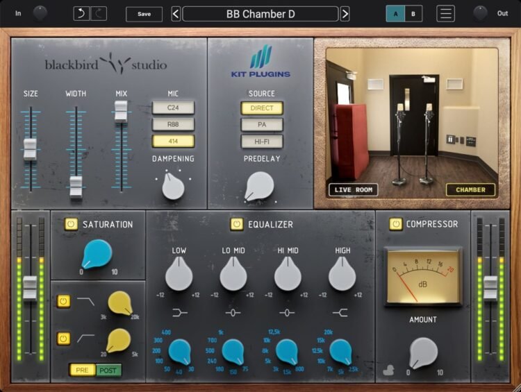 New Music Gear Monday: KIT Plugins BB Chamber D Reverb Plugin