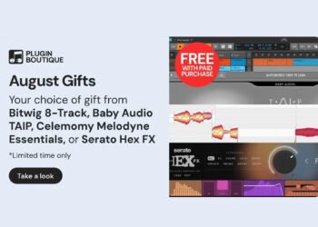 Bitwig 8-Track, Baby Audio TAIP, Serato Hex FX & Celemony Melodyne Essential