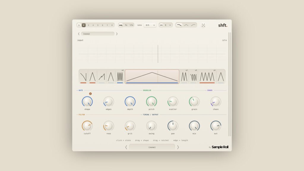 SampleRoll releases rhythmic multi-effect for transforming loops and sounds SampleRoll releases rhythmic multi-effect for transforming loops and sounds