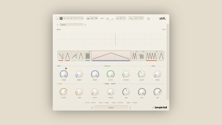 SampleRoll releases rhythmic multi-effect for transforming loops and sounds SampleRoll releases rhythmic multi-effect for transforming loops and sounds