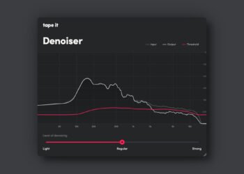 Denoiser noise removal effect plugin by Tape It on sale for $30 USD