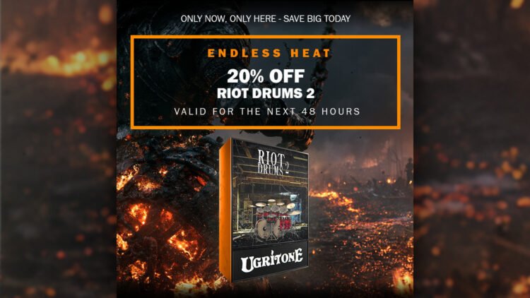 Save 20% on Riot Drums 2 virtual instrument by Ugritone Save 20% on Riot Drums 2 virtual instrument by Ugritone