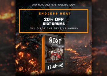 Save 20% on Riot Drums virtual instrument by Ugritone