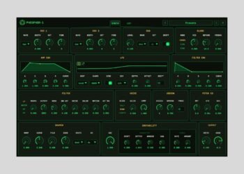 OA-Labs releases Phosphor-1, a FREE unstable analog-style synth for macOS