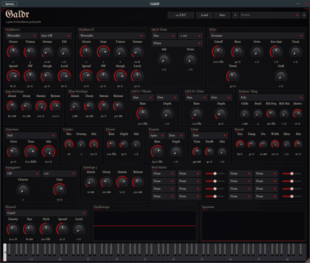 Download Galdr free, the open-source synth built for raw textures