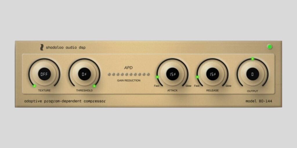 Shadaloo Audio DSP releases APD Compressor vocal compressor for FREE Shadaloo Audio DSP releases APD Compressor vocal compressor for FREE