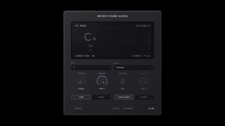 VT-Mini vocal tuner effect plugin by Never Found