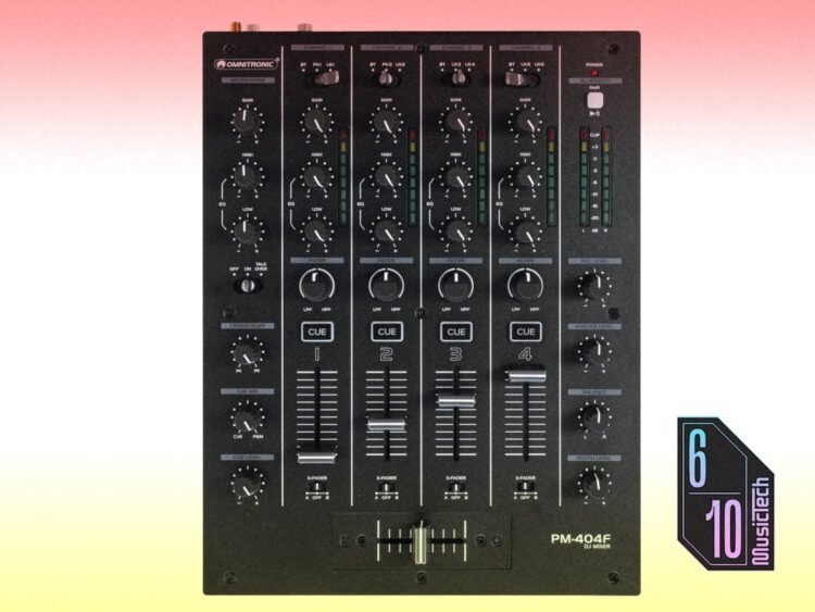 Omnitronic PM-404F review: the best four-channel DJ mixer? Omnitronic PM-404F review: the best four-channel DJ mixer?