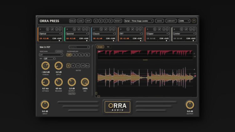 Orra Audio updates Press multi-engine compressor plugin to v1.2.0 Orra Audio updates Press multi-engine compressor plugin to v1.2.0