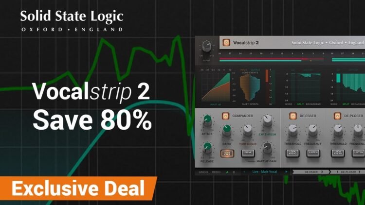 SSL Native Vocalstrip 2 effect plugin on sale for $19.99 USD! SSL Native Vocalstrip 2 effect plugin on sale for $19.99 USD!