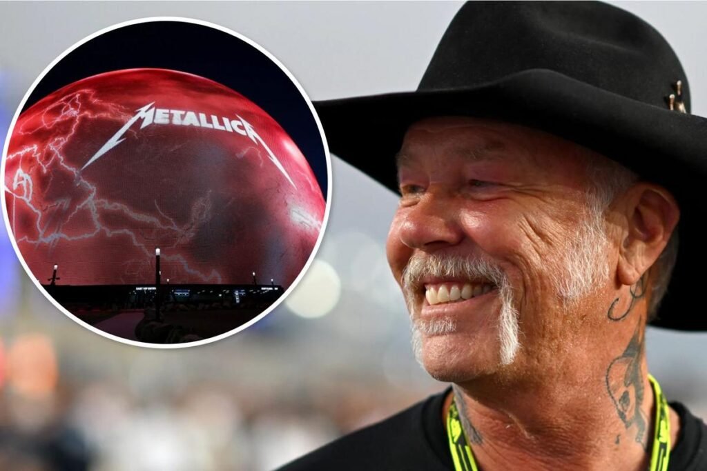 Metallica's James Hetfield Debuts New Hairstyle For Sphere Shows Metallica's James Hetfield Debuts New Hairstyle For Sphere Shows