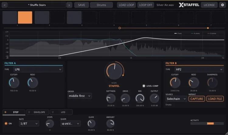 Tech Review: Kreuzberg Audio STAFFEL, a staged filter handover plugin that rewards patience