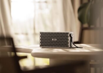 Meet the Loewe neo, a high-end portable speaker with built-in ambient lighting