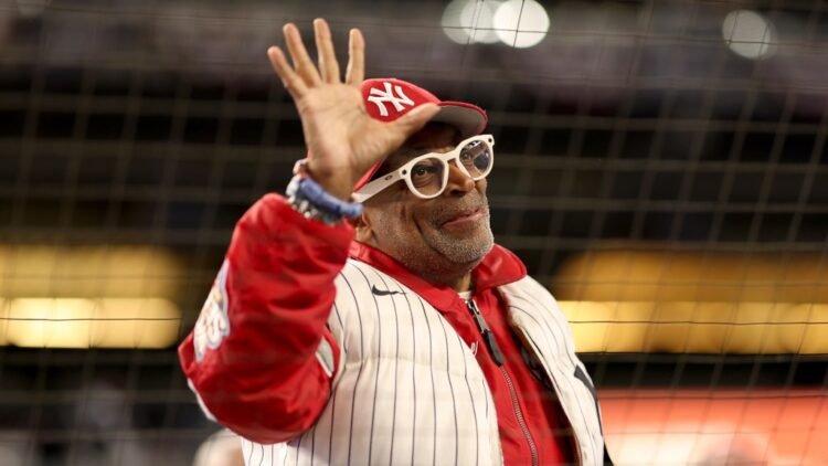 Spike Lee Restrained in Altercation With Heckler Before Yankees Playoff Game Spike Lee Restrained in Altercation With Heckler Before Yankees Playoff Game